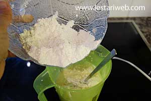 coconut milk & flour
