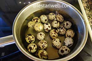cooking quail eggs