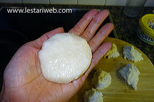 coconut dough ball