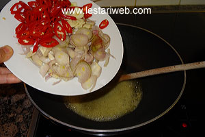 stir fry shallot & garlic