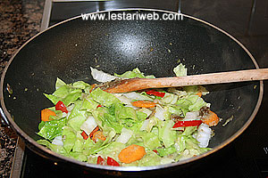 Cook all vegetables